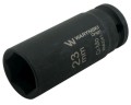 Nasadka udarowa sześciokątna długa 1/2". 23 mm. CrMo. DIN 3129. Waryński-19206
