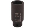 Nasadka udarowa sześciokątna długa 1/2" 27 mm. CrMo. DIN 3129. Waryński-19221