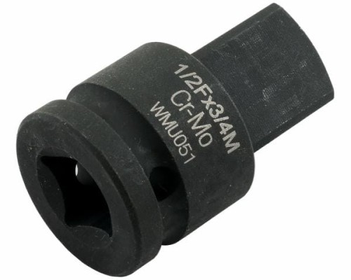 Adapter do nasadek udarowych 1/2" (F) x 3/4" (M). CrMo. Waryński-19239