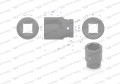 Nasadka udarowa sześciokątna 1"długa. 41 mm. CrMo. DIN 3129 Waryński-30375