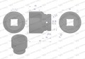 Nasadka udarowa 1" sześciokątna 60mm Waryński-36839
