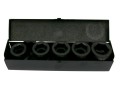 Zestaw nasadek udarowych  1"  5 cz. 27. 30. 32. 33. 36 mm ze stali CrMo DIN 3129 Waryński-23774