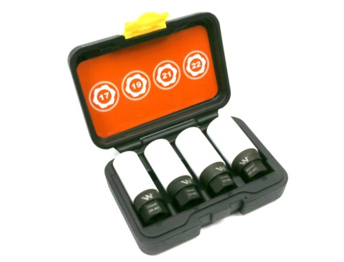 Zestaw nasadek udarowych 1/2 z uchwytem kluczowym. do awaryjnego odkręcania 5 el Waryński-27463