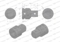Adapter do kluczy udarowych 3/4 na 1" Waryński-29037