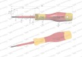 Wkrętak PH0 60 mm izolowany VDE stal S2 Waryński-19632