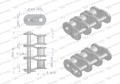 Półogniwo łańcucha P10B-3 (R3 5/8) Waryński ( sprzedawane po 5 )-22521