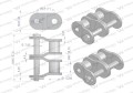 Półogniwo łańcucha wzmocnione P16A-2 ANSI A 80 (R2 1) Waryński ( sprzedawane po 5 )-22464