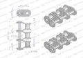 Półogniwo łańcucha wzmocnione P16A-3 ANSI A 80 (R3 1) Waryński ( sprzedawane po 5 )-22380