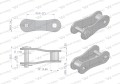 Półogniwo łańcucha P216A 2080 (R1 2) Waryński ( sprzedawane po 5 )-22593