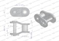 Półogniwo łańcucha przemysłowe P24AH-1 ANSI A 120H (R1 1.1/2) Waryński ( sprzedawane po 2 )-22478