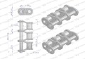 Półogniwo łańcucha P24B-3 (R3 1.1/2) Waryński-22566