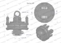 Sprzęgło cierne wału Seria 4R 900Nm - 1 3/8 Z6 WARYŃSKI-31716
