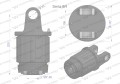 Sprzęgło zapadkowe wału Seria 8R 1200 Nm - 1 3/8 Z6 WARYŃSKI-31813