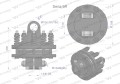 Sprzęgło cierne wału Seria 9R 1700Nm - 1 3/8 Z6 WARYŃSKI-31731