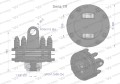 Sprzęgło cierne 4 tarczowe wału Seria 7R 1700Nm - 30x106 - 1 3/8 Z21 WARYŃSKI-40629