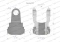 Widłak z pierścieniem 1 3/8 Z21 - 22X54  Seria 1R CE2020 Waryński-30117