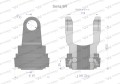 Widłak z pierścieniem 1 3/8 Z21 - 41X118 Seria 9R CE2020 Waryński-31592