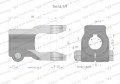 Widłak na wpust 8 śr.otw.25mm - 22X54  Seria 1R Waryński-35719