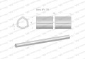 Rura wewnętrzna Seria 6R i 7R do wału 910 przegubowo-teleskopowego 45x5.5mm 755 mm WARYŃSKI-31681