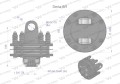 Sprzęgło cierne 4 tarczowe wału Seria 8R 1700Nm - 35x106 - 1 3/4 Z6 WARYŃSKI-40619