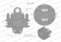 Sprzęgło cierne 4 tarczowe wału Seria 8R 1700Nm - 35x106 - 1 3/4 Z20 WARYŃSKI-40622