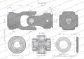 Przegub kompletny z krzyżakiem 30.2X79.4 seria 5 do rury wewnętrznej 45mm Waryński-35694