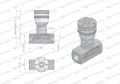 Zawór dławiący WRFB 90 1/4"BSP Waryński-12112