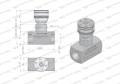 Zawór dławiący WRFB 90 3/4"BSP Waryński-12121