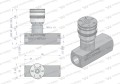 Zawór dławiąco-zwrotny WRFU 90 1/2"BSP Waryński-12276