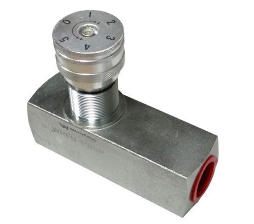 Zawór dławiąco-zwrotny WRFU 90 1"BSP Waryński-12280