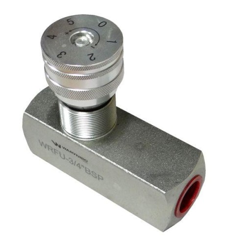 Zawór dławiąco-zwrotny WRFU 90 3/4"BSP Waryński-12277
