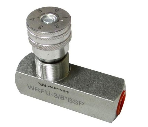 Zawór dławiąco-zwrotny WRFU 90 3/8"BSP Waryński-12271