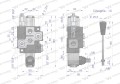 Rozdzielacz hydrauliczny 1-sekcyjny max przepływ 40L  Waryński-40412