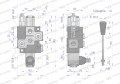 Rozdzielacz hydrauliczny 1-sekcyjny max przepływ 40L  z zatrzaskiem Waryński-40413