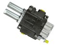 Rozdzielacz hydrauliczny dwusekcyjny (2) 40L sterowany joystickiem Waryński-11443