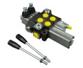 Rozdzielacz hydrauliczny 2-sekcyjny max przepływ 40L 1-sekcja pływająca  Waryński-11449