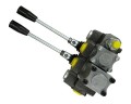 Rozdzielacz hydrauliczny 2-sekcyjny max przepływ 40L 1-sekcja pływająca  Waryński-11452