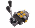 Rozdzielacz hydrauliczny 2-sekcyjny max przepływ 40L (1 sekcja - z zatrzaskiem) Waryński-17817