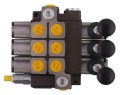 Rozdzielacz hydrauliczny 3-sekcyjny max przepływ 40L (1 sekcja - z zatrzaskiem) Waryński-17821