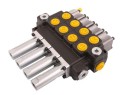 Rozdzielacz hydrauliczny 4-sekcyjny max przepływ 40L sterowany linkami Waryński-18639