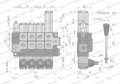 Rozdzielacz hydrauliczny 4-sekcyjny max przepływ 40L (1-sekcja pływająca) Waryński-40446
