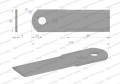 Nóż obrotowy rozdrabniacz słomy sieczkarnia 173x50x4mm otwór 18 zastosowanie 746813 New Holland WARYŃSKI ( sprzedawane po 25 )-21568