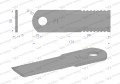 Nóż obrotowy rozdrabniacz słomy sieczkarnia 173x50x5mm otwór 20 zastosowanie 87318316 New Holland WARYŃSKI ( sprzedawane po 25 )-21546