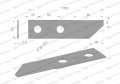 Nóż obrotowy rozdrabniacz słomy sieczkarnia 200x50x2.5mm otwór 20 zastosowanie HF40150 134830N Massey Ferguson WARYŃSKI ( sprzedawane po 25 )-21590