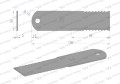 Nóż stały rozdrabniacz słomy sieczkarnia 195x50x3mm otwór 12 zastosowanie 746813 Claas WARYŃSKI ( sprzedawane po 25 )-21550