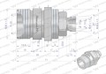 Zawór gniazdo (Bizon) M18x1.5 skręcane (ZSR6160101) Waryński  (opakowanie 10szt)-40085