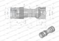 Redukcja wtyczka/gniazdo EURO PUSH-PULL skręcane (50493REDUKCJA) Waryński-12079