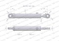 Cylinder hydrauliczny - siłownik dwustronny CJ2F-63/36/500Z do Ładowacz TUR Waryński-22693