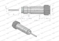 Trzpień cewki do elektrozaworów W-E12DVS6/2-80L  Waryński-21244