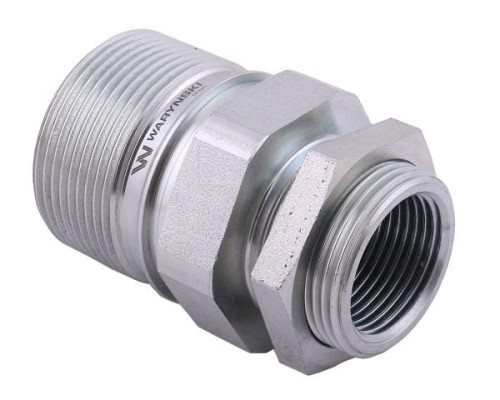 Szybkozłącze hydrauliczne skręcane (motylkowe) gniazdo G1"BSP gwint wewnętrzny 250bar Waryński-15202